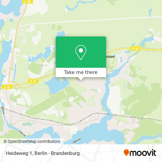 Heideweg 1 map