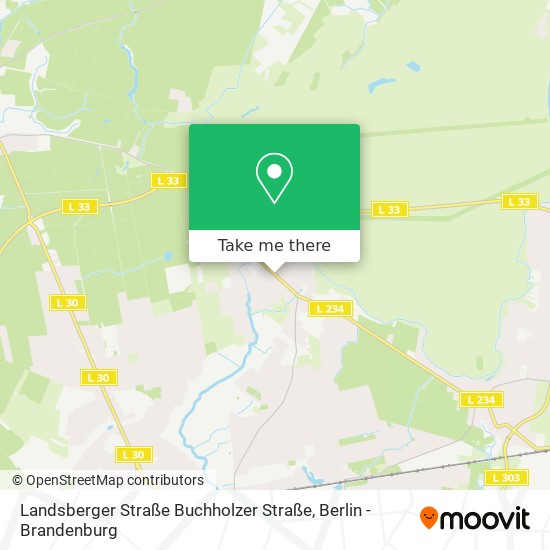 Landsberger Straße Buchholzer Straße map