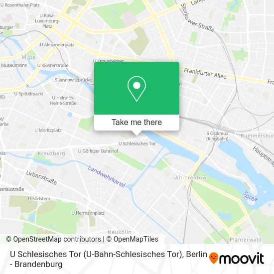 Карта U Schlesisches Tor