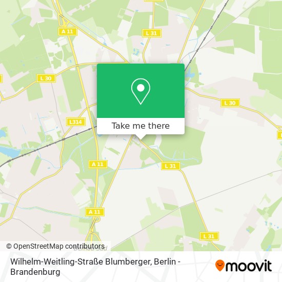 Wilhelm-Weitling-Straße Blumberger map