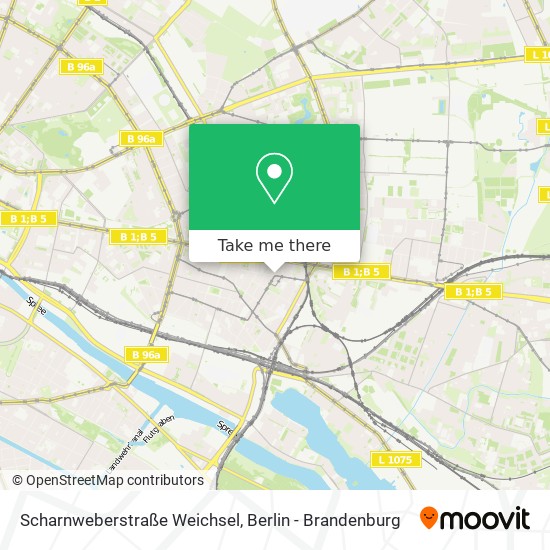 Карта Scharnweberstraße Weichsel