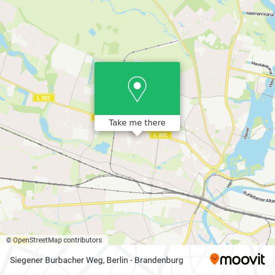 Карта Siegener Burbacher Weg