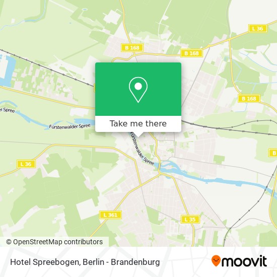 Карта Hotel Spreebogen