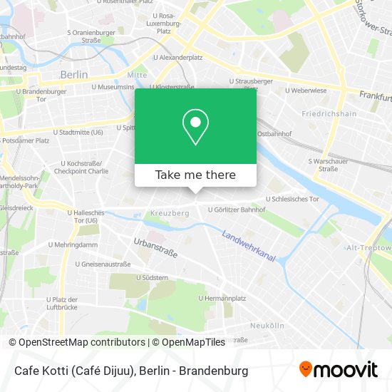 Карта Cafe Kotti (Café Dijuu)