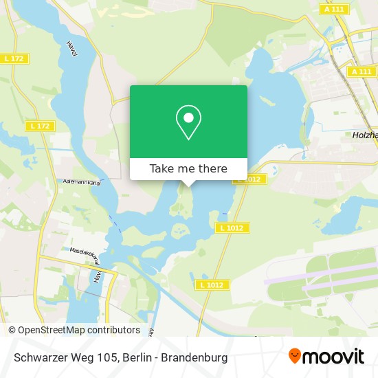 Schwarzer Weg 105 map