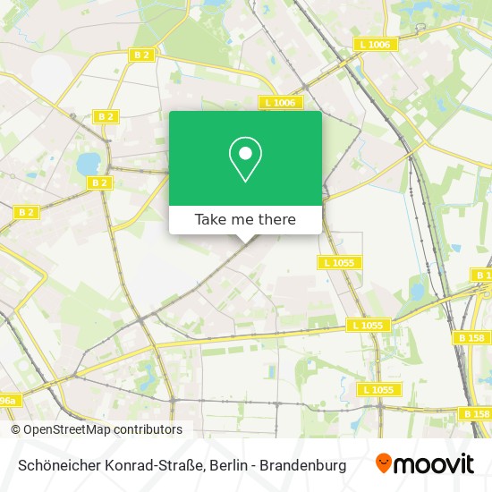 Карта Schöneicher Konrad-Straße