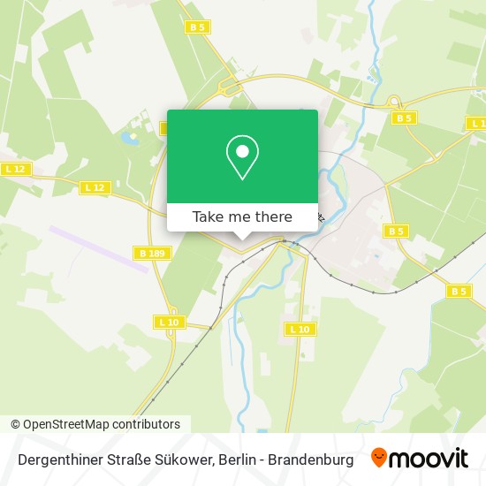 Dergenthiner Straße Sükower map