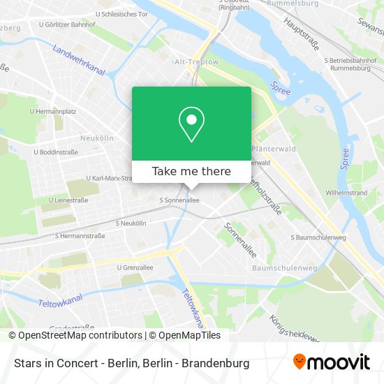 Stars in Concert - Berlin map