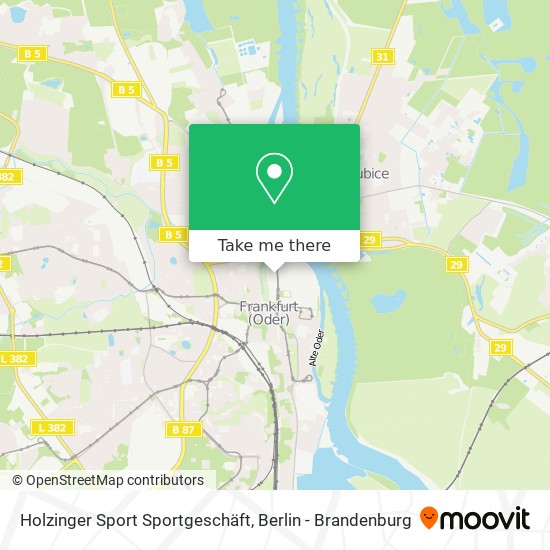 Holzinger Sport Sportgeschäft map