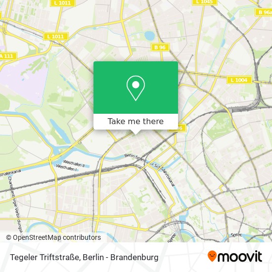 Tegeler Triftstraße map