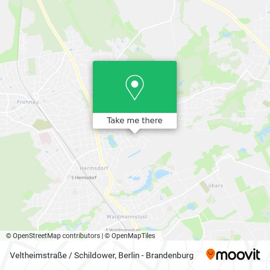 Veltheimstraße / Schildower map
