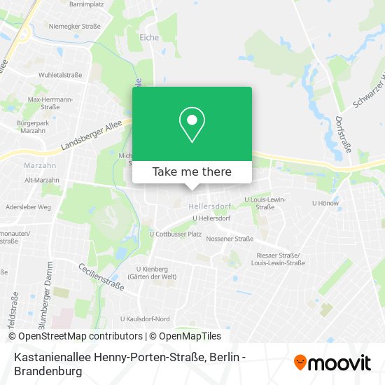 Kastanienallee Henny-Porten-Straße map