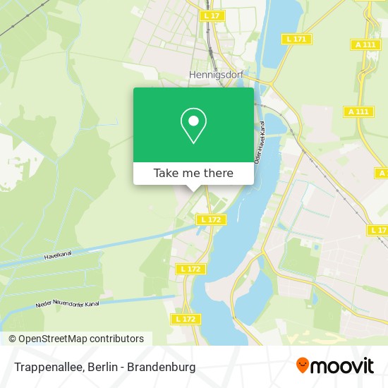 Trappenallee map