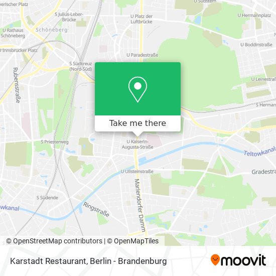 Karstadt Restaurant map