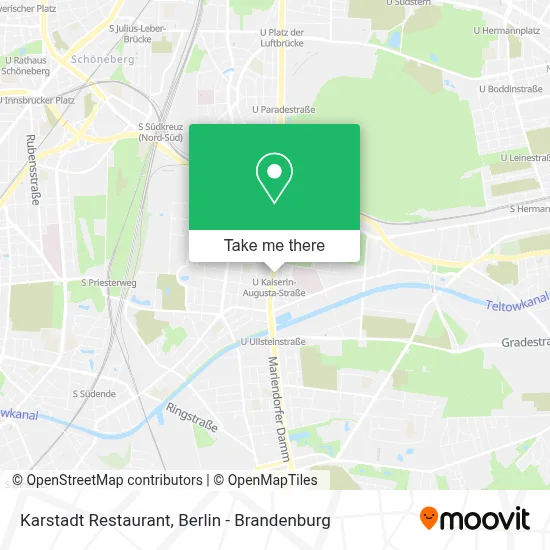 Karstadt Restaurant map