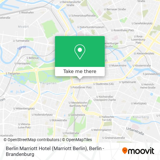 Berlin Marriott Hotel (Marriott Berlin) map