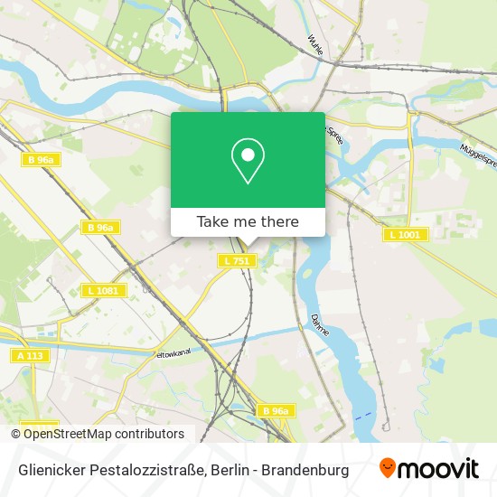 Карта Glienicker Pestalozzistraße