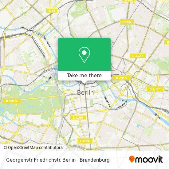 Georgenstr Friedrichstr map