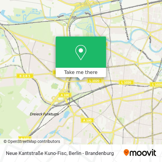 Карта Neue Kantstraße Kuno-Fisc