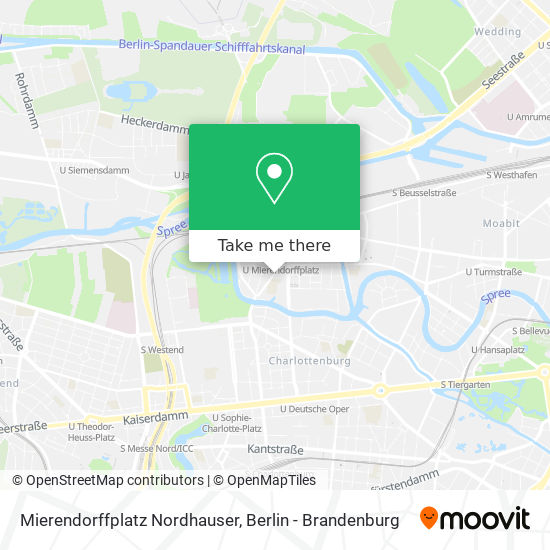 Mierendorffplatz Nordhauser map