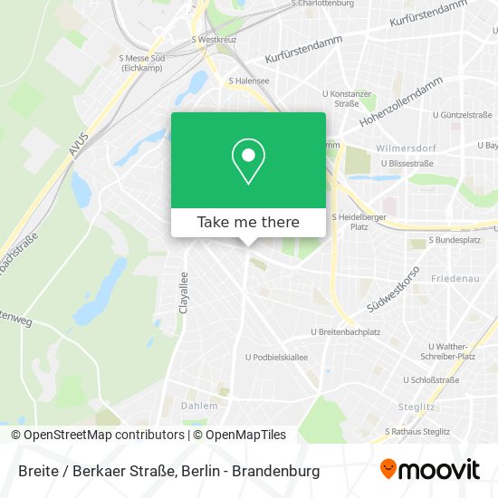 Карта Breite / Berkaer Straße