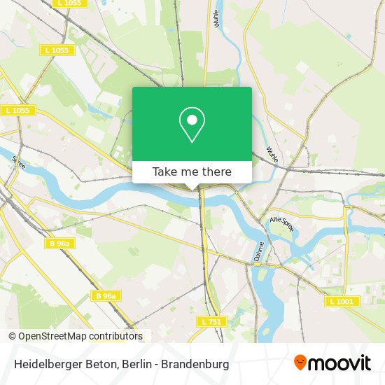 Heidelberger Beton map