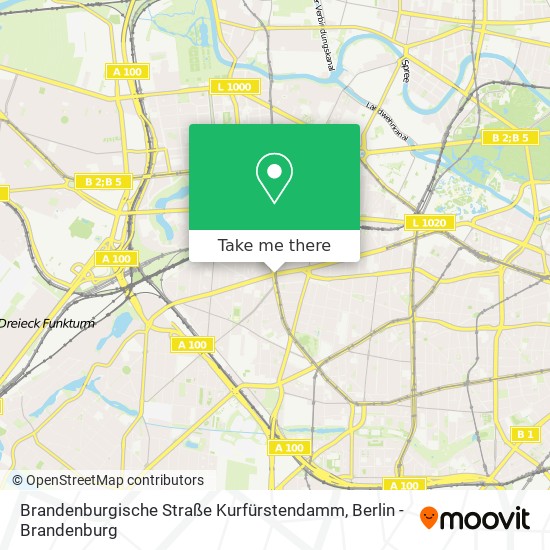 Brandenburgische Straße Kurfürstendamm map