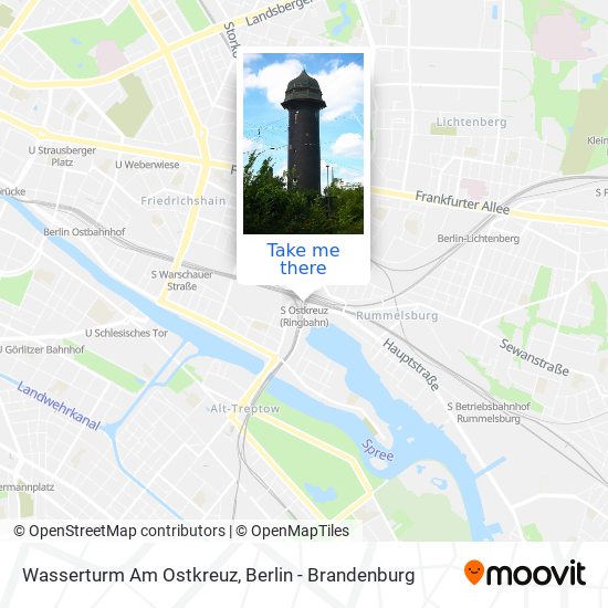 Wasserturm Am Ostkreuz map