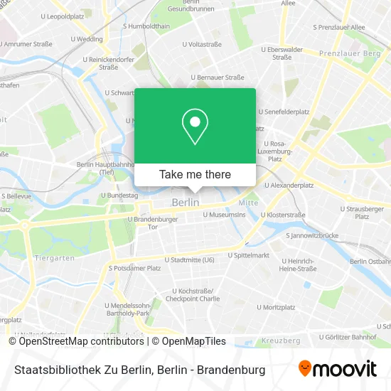 Карта Staatsbibliothek Zu Berlin