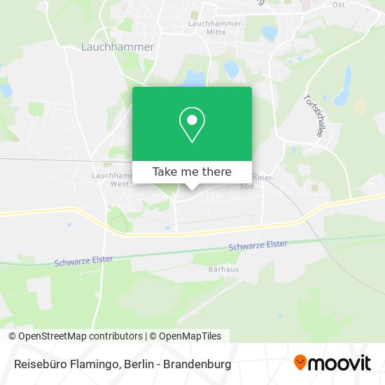 Reisebüro Flamingo map