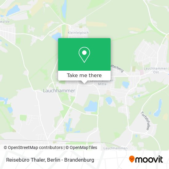 Reisebüro Thaler map