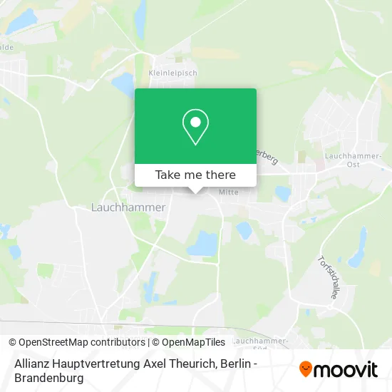 Карта Allianz Hauptvertretung Axel Theurich