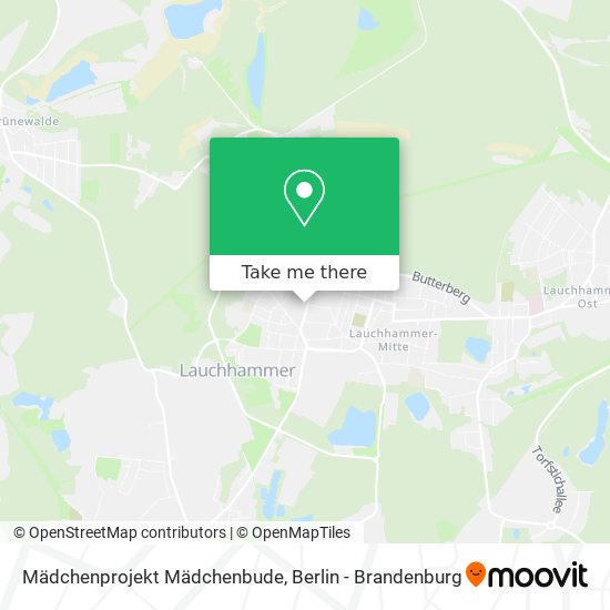 Mädchenprojekt Mädchenbude map