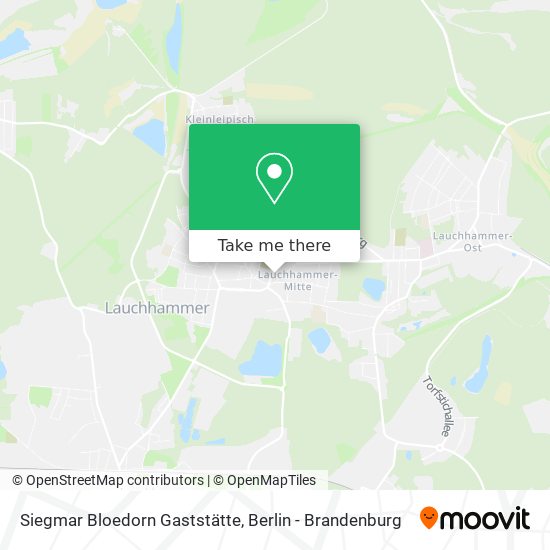 Карта Siegmar Bloedorn Gaststätte