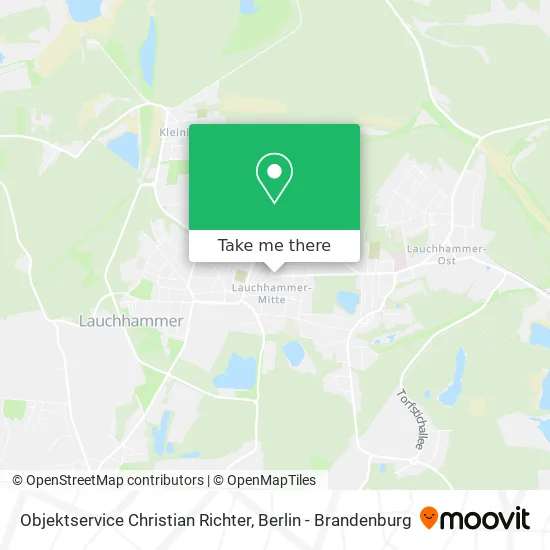 Карта Objektservice Christian Richter