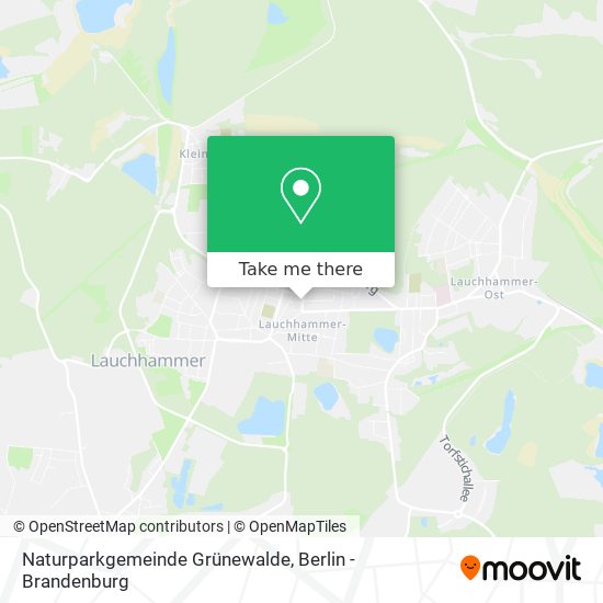 Карта Naturparkgemeinde Grünewalde