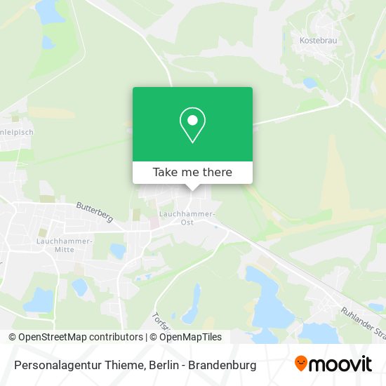 Personalagentur Thieme map