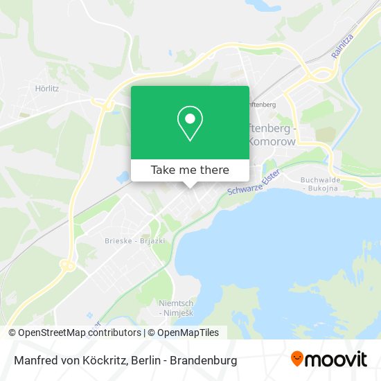 Manfred von Köckritz map