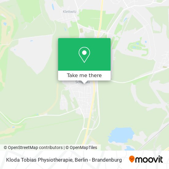 Kloda Tobias Physiotherapie map