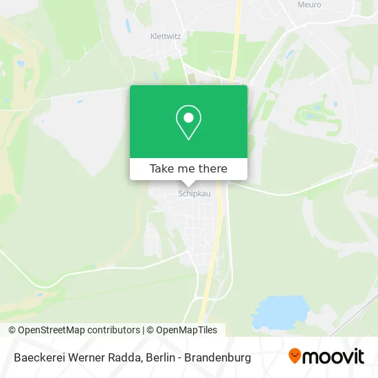 Карта Baeckerei Werner Radda