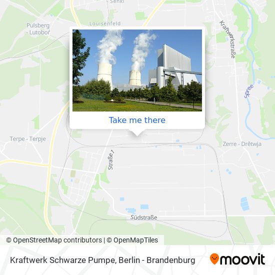 Kraftwerk Schwarze Pumpe map