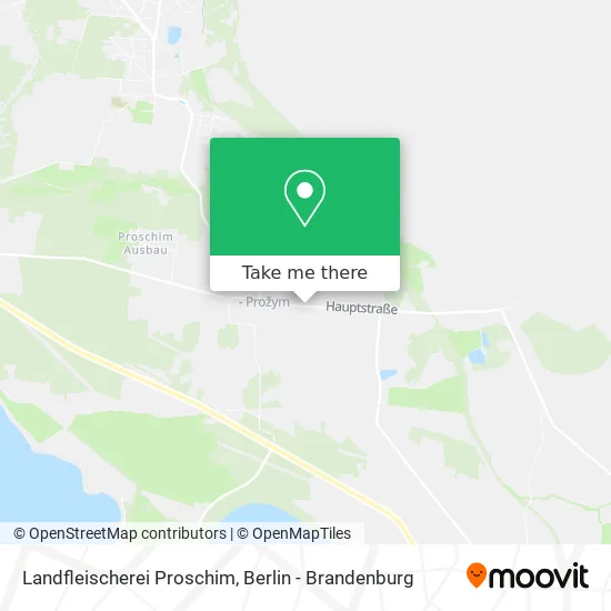 Карта Landfleischerei Proschim