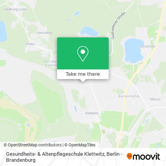 Gesundheits- & Altenpflegeschule Klettwitz map