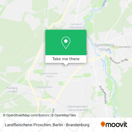 Карта Landfleischerei Proschim