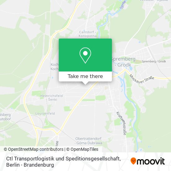 Ctl Transportlogistik und Speditionsgesellschaft map