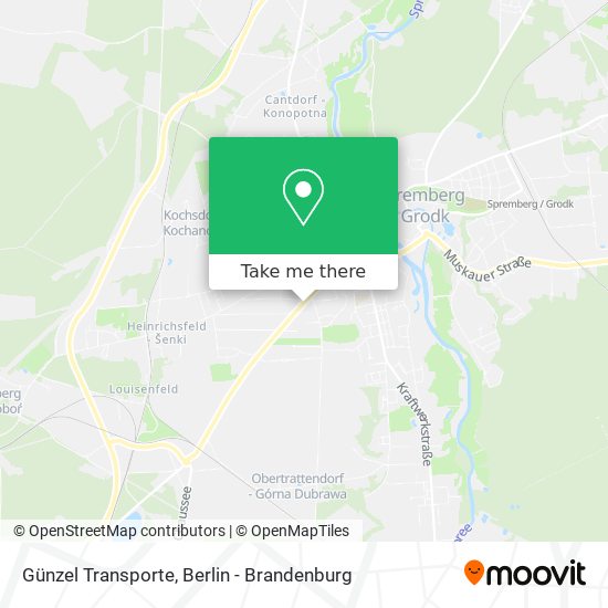 Günzel Transporte map