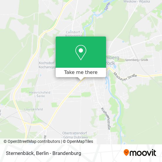 Sternenbäck map