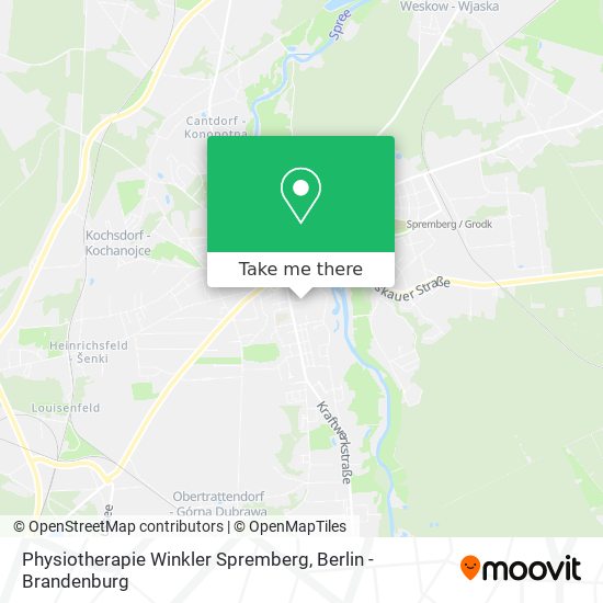 Physiotherapie Winkler Spremberg map