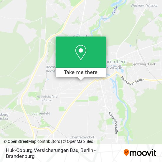 Huk-Coburg Versicherungen Bau map