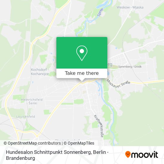 Hundesalon Schnittpunkt Sonnenberg map